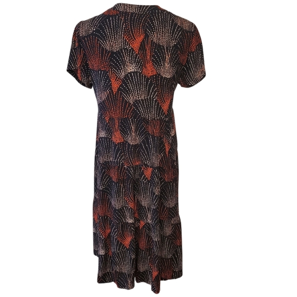 Maeve by Anthropologie Brown Print Dress Size Small - Picture 5 of 6